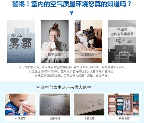 吊裝式中央除濕機